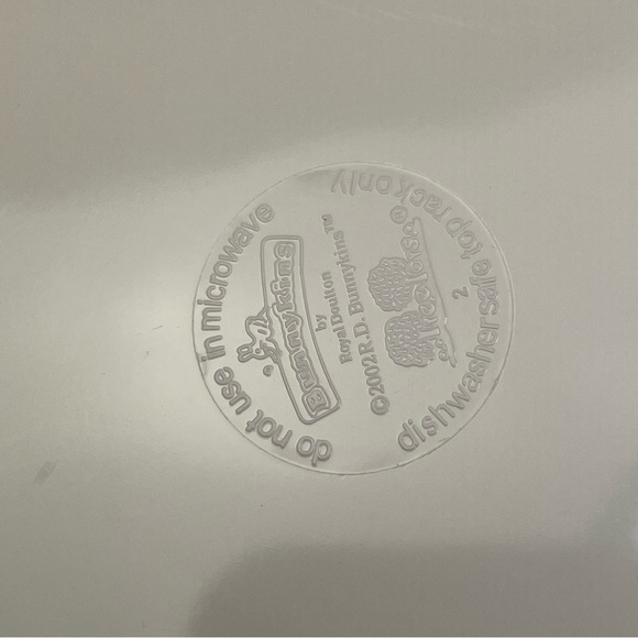 Vintage Royal Doulton Bunnykins Melamine ABC Set - Picture 6 of 12